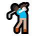 🏌🏿‍♂️ man golfing: dark skin tone display on Windows